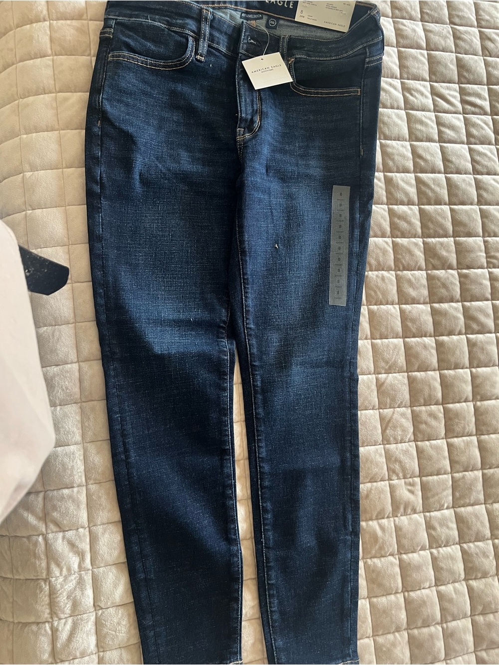 American Eagle Outfitters Dark Blue Women's Skinny Jeans